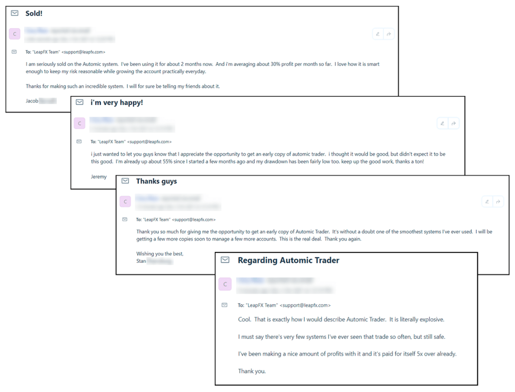 Automic Trader Testimonials