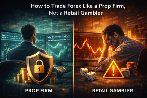 How to Trade Forex Like a Prop Firm, Not a Retail Gambler
